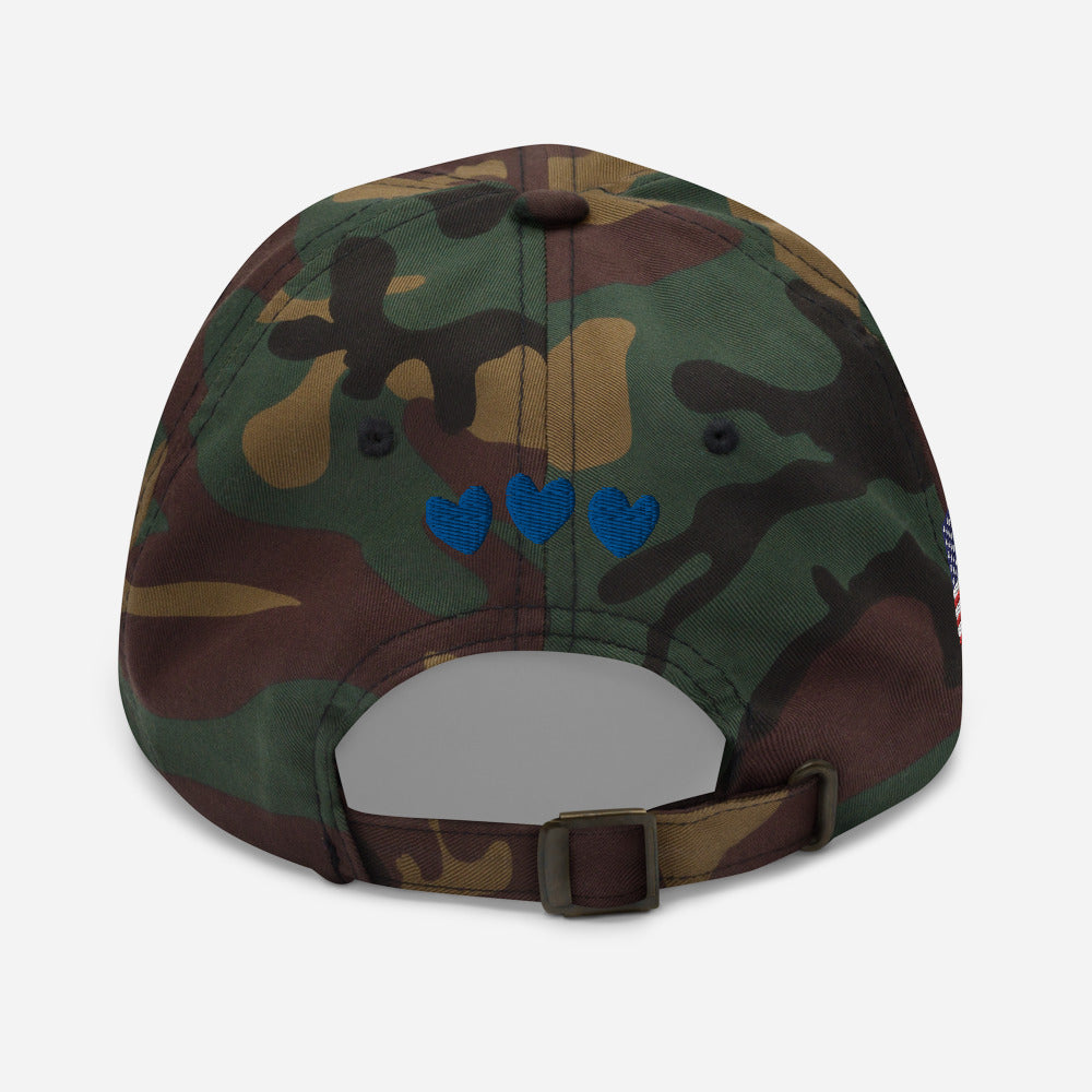 American flag Dad hat