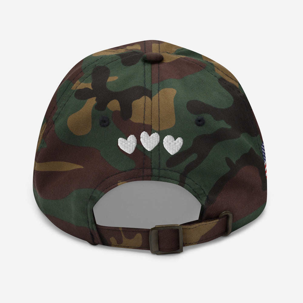 American flag Dad hat