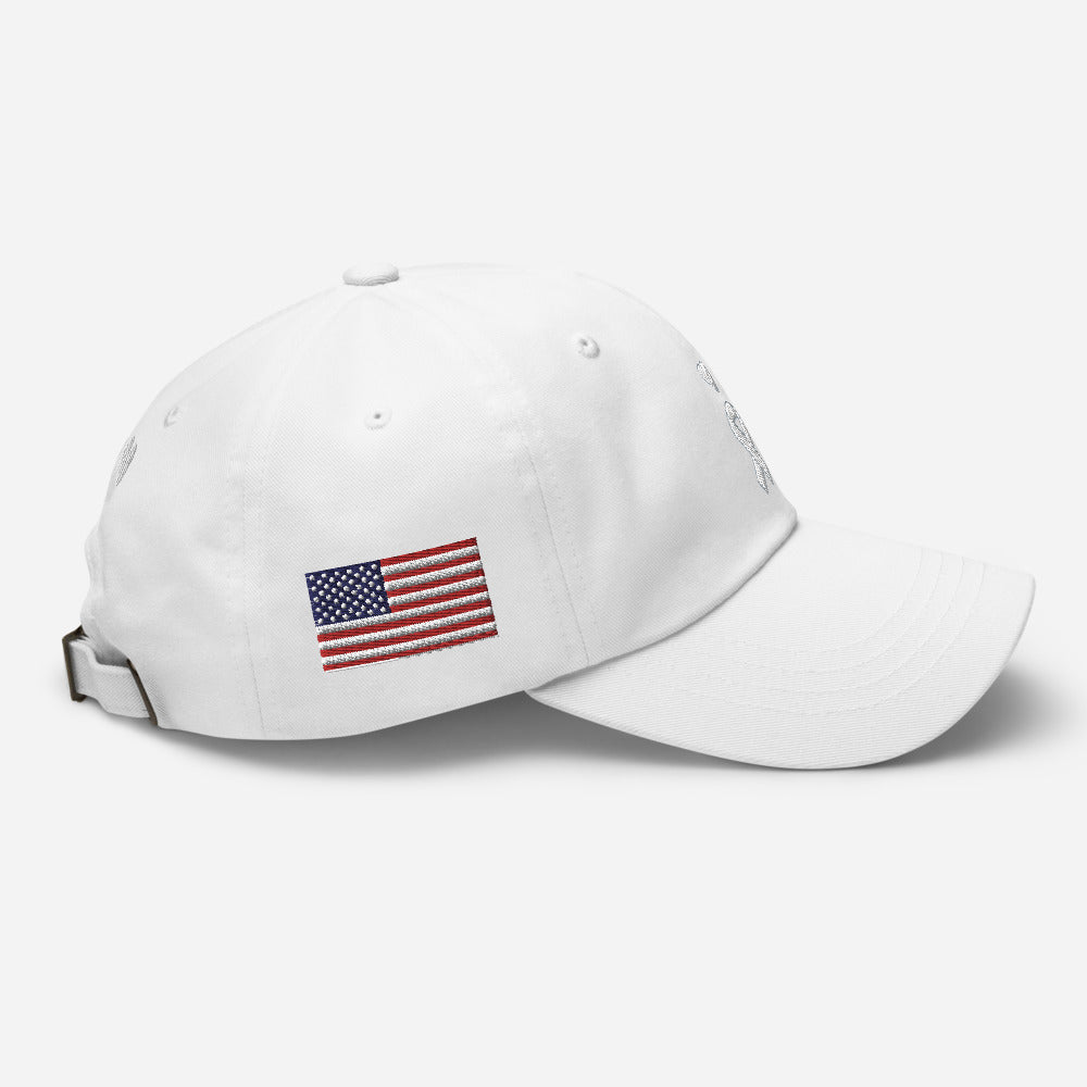 American flag Dad hat